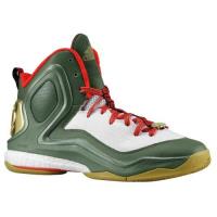 adidas d rose 5 boost adidas voor heren basketbal schoenen base groen gold met scarlet Sale Online jjnqg872