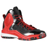 adidas d rose 5 boost adidas voor heren basketbal schoenen zwart scarlet wit Voor Prijs Laag nc6q8858