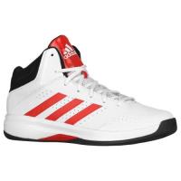 adidas isolation 2 mid adidas voor heren basketbal schoenen wit scarlet zwart Winkel Arnhem 4r83z295