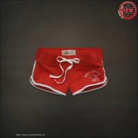 dames hollister athletic shorts 1922 rood Goede Verkoop 8k8f0762