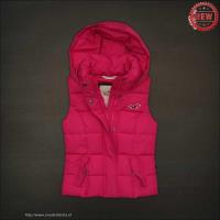 dames hollister hooded bodywarmer logo lichtrood Nieuwe Stijl 0chl3114