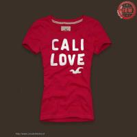 dames hollister korte tees cali love rood Shop Rotterdam tlwab817