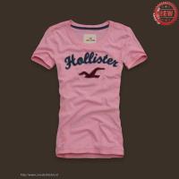 dames hollister korte tees logo lichtrood Overhemd Maken yrof4376