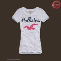 dames hollister korte tees logo lichtrood wit Betaalbare xwdro946