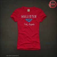 dames hollister korte tees surf legends rood Sport Novel i81ei701