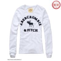 dames hollister lang tees abercrombie fitch wit Lage Prijs un13e690