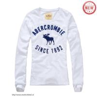 dames hollister lang tees abercrombie since 1892 wit Geen Belasting 8wfdw162