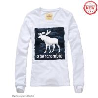 dames hollister lang tees abercrombie wit Groothandel Cool ldha3492