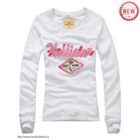 dames hollister lang tees coast patrol lichtrood wit Betaalbare ek3vb480