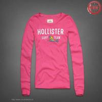 dames hollister lang tees surf team lichtrood Winkel Utrecht zefm1302