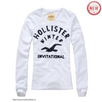 dames hollister lang tees winter invitational wit Store Almere Stad j5v1n780