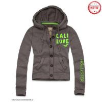 dames hollister pullover knop cali love groen grijs Overhemden Utrecht 685y9202