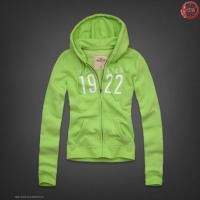 dames hollister pullover zip 1922 groen Overhemd Merken gm8r4702