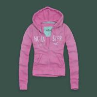 dames hollister pullover zip lichtrood Online Winkel 1impa113