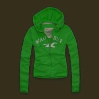 dames hollister pullover zip logo wit groen On Sale Novel s73bv178