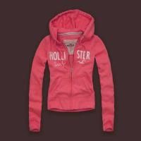 dames hollister pullover zip surf lichtrood Winkel Groningen 1jh93497