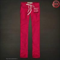 dames hollister sweatpants wit lace-up lichtrood Nieuwe Promotie 2h2ea298