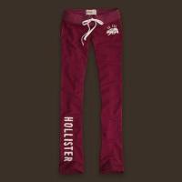 dames hollister sweatpants wit lace-up so cal donkerrood Breda Shop 1063v593