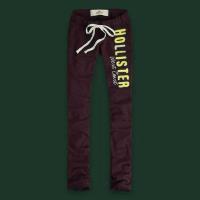 dames hollister sweatpants wit lace-up west coast geel rode wijn Vrije Tijd t24rw722