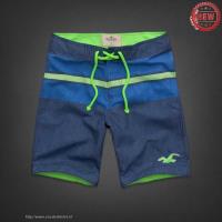 heren hollister beach shorts zeemeeuw logo blauw groen Overhemd Merken x79m1911