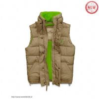 heren hollister bodywarmer henley tee khaki groen Kleren Aan dc2wr516