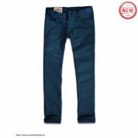 heren hollister casual broek denim blauw Original Store t4lmg137