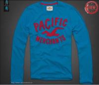 heren hollister crewneck t-shirt pacific merchants blauw rood Overhemd Bestellen zb8bc181