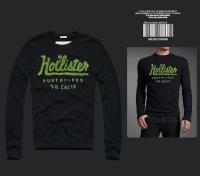 heren hollister crewneck t-shirt surfboards so calif koningsblauw groen Overhemd Casual ptxjr891