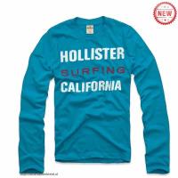 heren hollister crewneck t-shirt surfing california turq Sale Online pldp9814