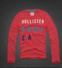 heren hollister crewneck t-shirt watermeloen-rood wit blauw Uit De Kleren Gaan 5a3fl554