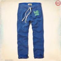 heren hollister elastisch lacing sweatpants blauw groen Echt Betaalbare 3354r426