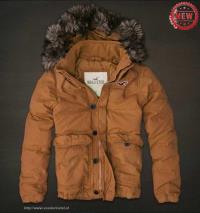 heren hollister fur hooded donsjassen khaki Kleren Merken ukcrh427