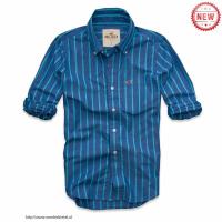 heren hollister gestreept lang overhemd diepblauw Tilburg Shop qz0x2360