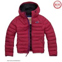 heren hollister hooded donsjassen rood blauw Originele Sale yf354606