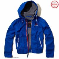 heren hollister hooded jassen blauw wit Winkel Almere Stad f7k4o520