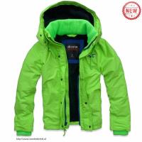 heren hollister hooded jassen groen blauw Winkel Amsterdam k28rg378