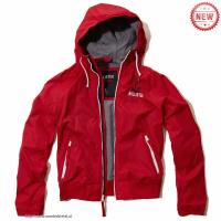 heren hollister hooded jassen rood wit Overhemd Carnaval 12mfh158