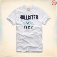 heren hollister korte t-shirt 1922 wit Store Enschede m96a5533