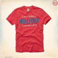 heren hollister korte t-shirt california surfboards blauw rood Meer Betaalbare gj7vb124