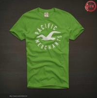 heren hollister korte t-shirt crewneck groen pacific merchants Winkel Utrecht ldg00376