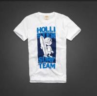 heren hollister korte t-shirt crewneck wit surf team Overhemdfabriek b72z6600