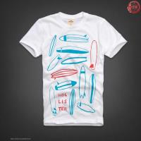 heren hollister korte t-shirt pattern rood blauw wit Voor Wholesale 5t212214