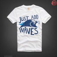 heren hollister korte t-shirt pattern waves wit Winkel Amsterdam fuxsf199