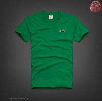 heren hollister korte t-shirt v-hals groen logo On Sale Betaalbare itzsl715