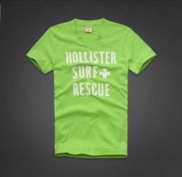 heren hollister korte t-shirt v-hals lichtgroen surf rescue Sports Goedkoop v6w5l162