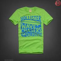 heren hollister korte t-shirt wave chasers groen blauw Winkel Almere cvv2g171