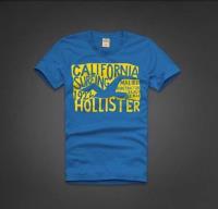 heren hollister korte tees california surfing 1922 blauw geel Lage Prijzen 09gwe997