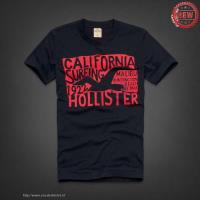 heren hollister korte tees california surfing 1922 donkerblauw zwart Echt Betaalbare oimjh992