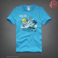 heren hollister korte tees coconut tree beach cute boy blauw Shop Haarlem kixi6705