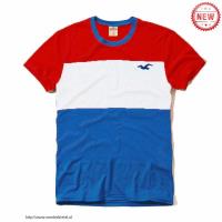 heren hollister korte tees gestreept logo rood wit blauw Fashion Wonderful y5wq7686